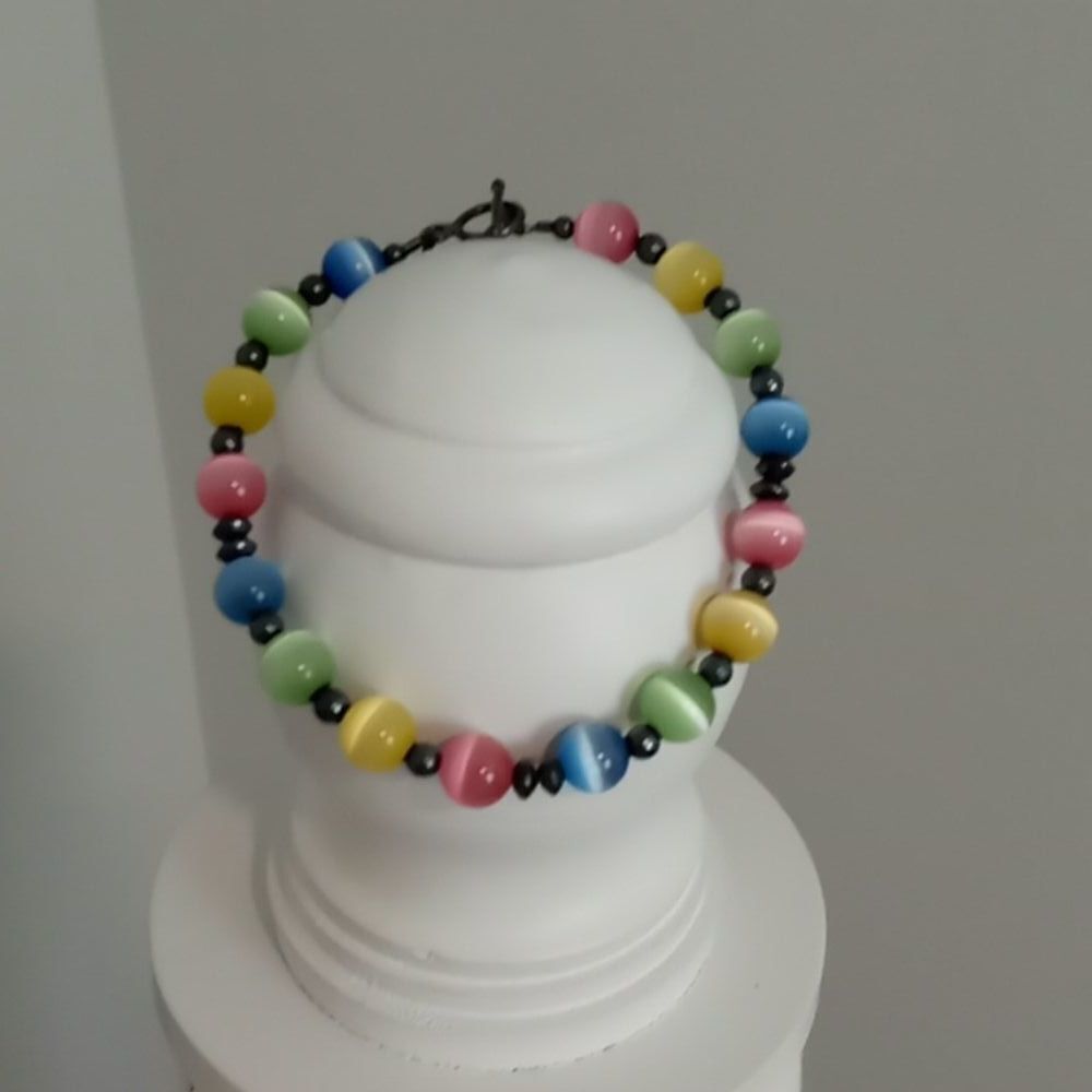 🐈Multicolored gem bracelet 